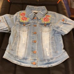 Vintage 2011 JOUJOU Premium Denim Longsleeved Jean Jacket Size small NWT